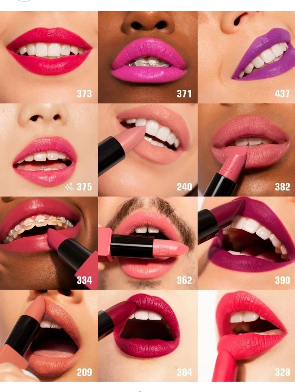 3INA The Lipstick Semi-Matte Buttery Formula 334 Lipstick